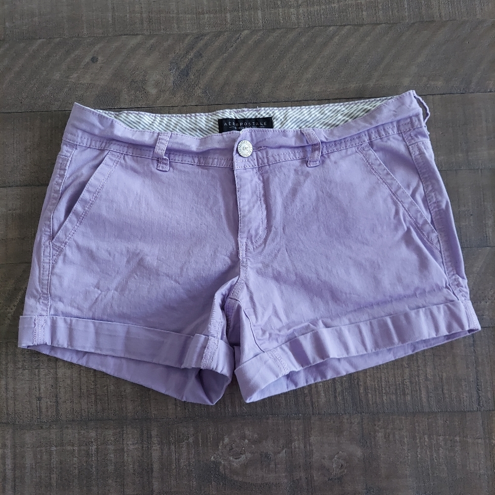 Aeropostale lavender shorts